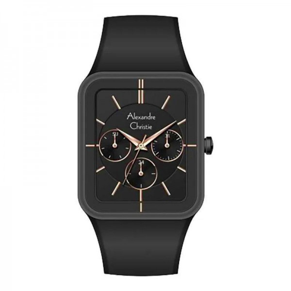 Alexandre Christie AC 2744 Black Rosegold BFRIPBARG